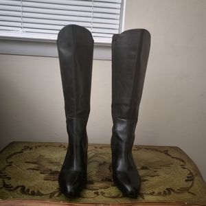 Naturalizer Black Wide Shaft Boots. Size 8 1/2